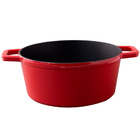 Caçarola 26cm 4 8l sauté Haus Concept 26x12 2cm|4 8l Vermelho